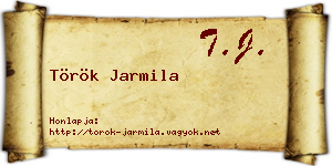 Török Jarmila névjegykártya